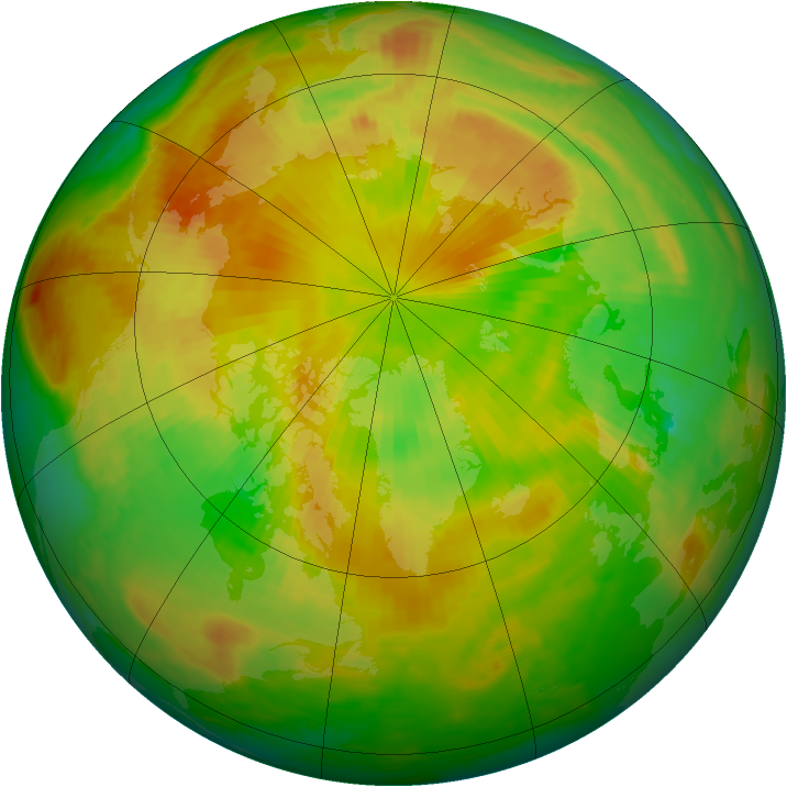 Arctic ozone map for 26 May 2003